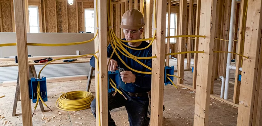 New Construction Wiring In Urbandale