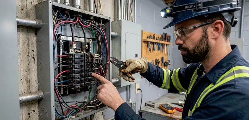 Breaker Box Short Circuit Repair in Urbandale