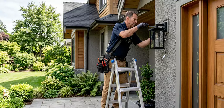 Outdoor and Exterior Light Fixture Installation in Urbandale