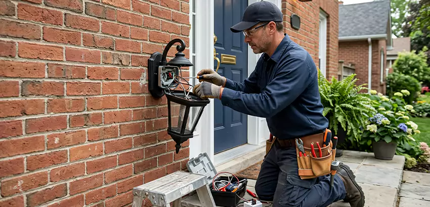 Outdoor Fixture Repair in Urbandale