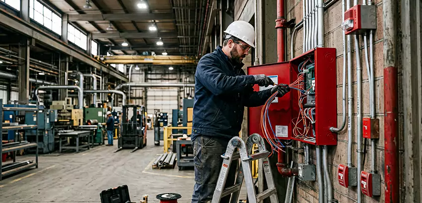 Industrial Fire Alarm Installation in Urbandale