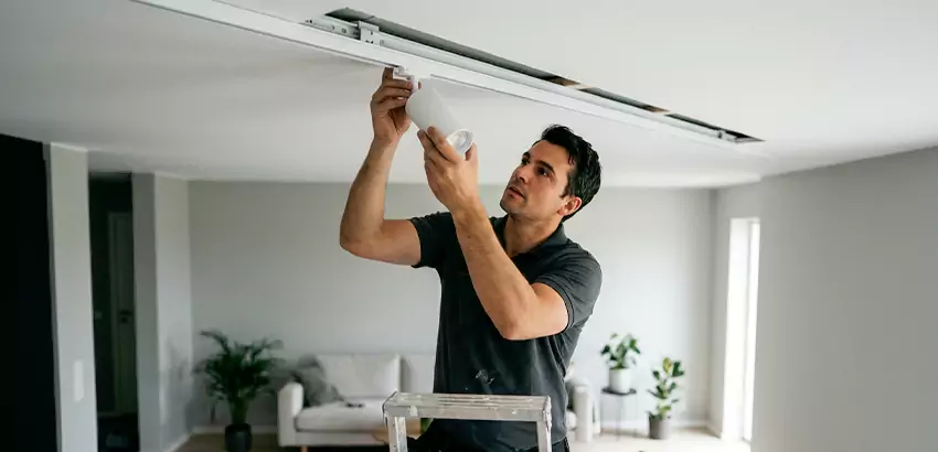 Recessed Track Lighting Installation in Urbandale