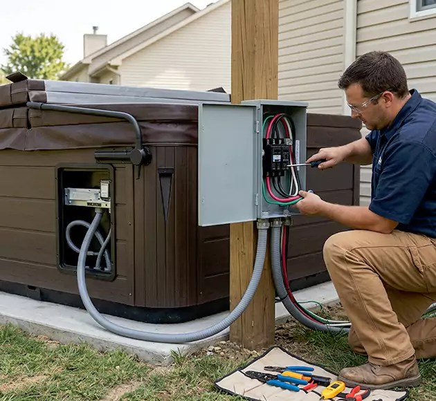 Professional Hot Tub Electrical Installation: Your Local Spa Wiring Team in Urbandale, IA